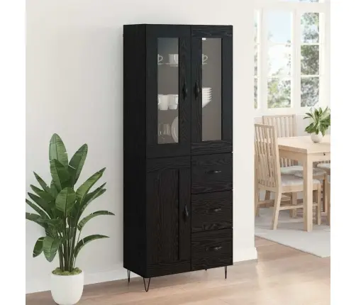 Kõrgushein Sahtliga Must Tamm 69,5 X 34 X 90 Cm Tehispuit