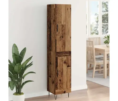 Aukštas Spintelė Senovinis Medis 34,5 X 34 X 90 Cm