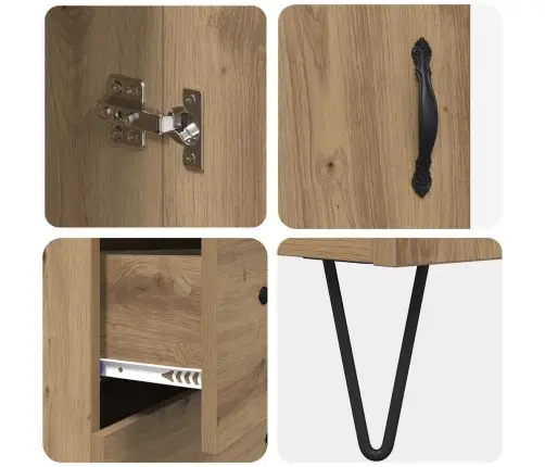 Kõrgushein Sahtliga Käsitööpuu 69,5 X 34 X 180 Cm Tehispuit