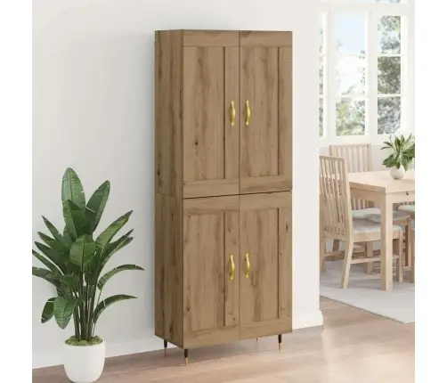 Augstais Skapītis Artisānā Ozols 69,5 X 34 X 180 Cm Vidaxl