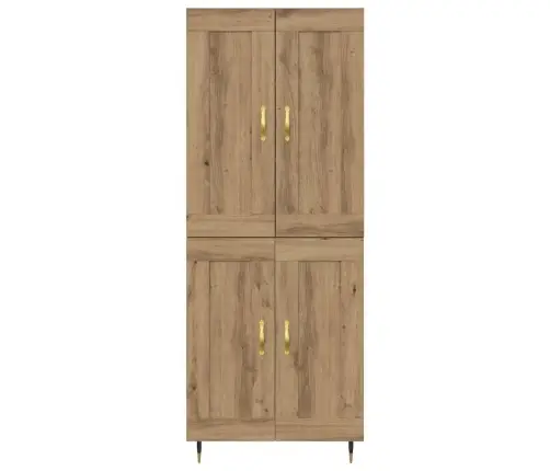 Augstais Skapītis Artisānā Ozols 69,5 X 34 X 180 Cm Vidaxl