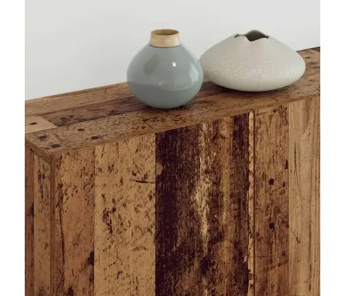 Televizora Skapīša 4 Pcs Vecs Koks Inženierijas Koks Vidaxl