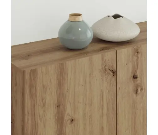 Televizora Skapīša 4 Pcs Artisānā Ozols Inženierijas Koks Vidaxl