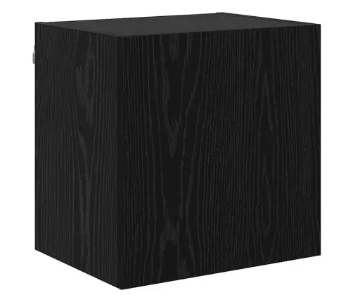 Tv Sienas Stiprinājums 4 Pcs Melns Ozolkoks Inženierijas Koks Vidaxl