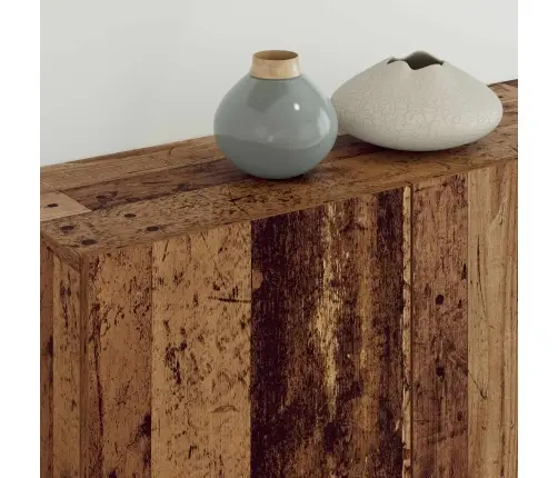 Tv Sienas Stiprinājums 5 Pcs Vecs Koks Inženierijas Koks Vidaxl