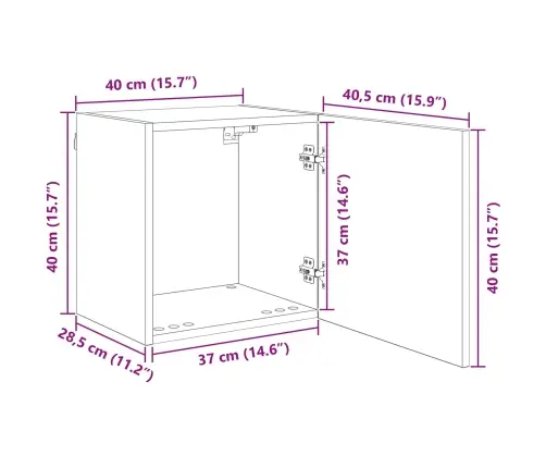 Tv Sienas Stiprinājums 5 Pcs Artisānā Ozols Inženierijas Koks Vidaxl