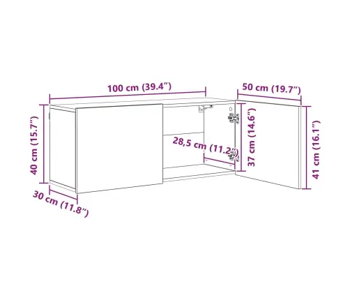 Teleri Seinakapp Seinale Kinnitatav 5 Pcs Käsitööpuu Tehispuit