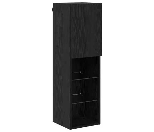 Televizora Sienas Skapīša Komplekts Ar Led Gaismām 7 Pcs Vidaxl