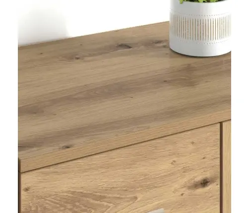 Sānu Skapji Corona 2 Pcs Artisānā Ozols 59 X 39 X 80 Cm Vidaxl