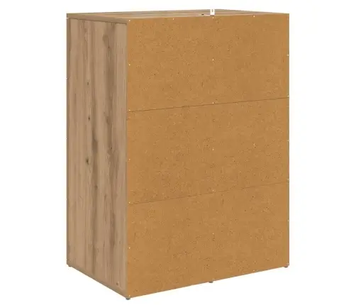 Sānu Skapji Corona 2 Pcs Artisānā Ozols 59 X 39 X 80 Cm Vidaxl