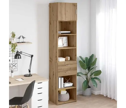 Augstais Skapītis Artisānā Ozols 50 X 42,5 X 225 Cm Vidaxl