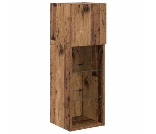 Tv Sienas Skapji 4 Pcs Artisānā Ozols 40 X 30 X 30 Cm Vidaxl