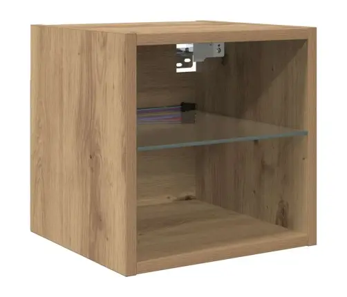 Tv Sieniniai Vienetai 8 Pcs Amatininkų Ąžuolas Apdirbta Mediena