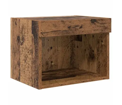 Tv Sienas Vienības 5 Pcs Melns Ozolkoks 60 X 30 X 30 Cm Vidaxl