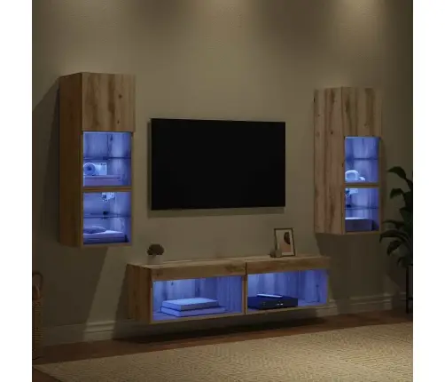 ` 6 Pcs Artisānā Ozols Inženierijas Koks Vidaxl