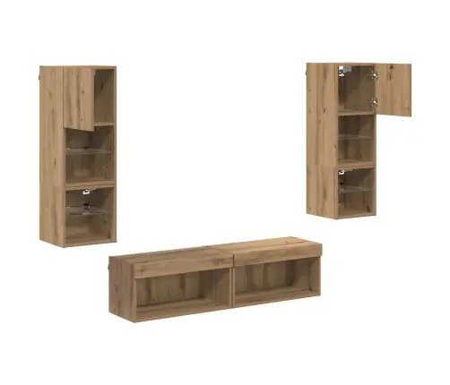 ` 6 Pcs Artisānā Ozols Inženierijas Koks Vidaxl