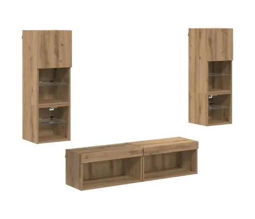 ` 6 Pcs Artisānā Ozols Inženierijas Koks Vidaxl