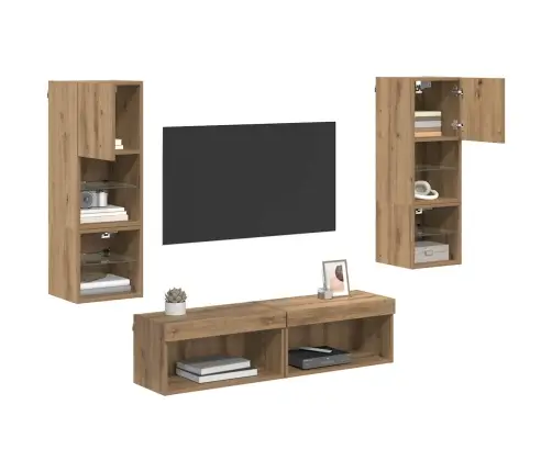 ` 6 Pcs Artisānā Ozols Inženierijas Koks Vidaxl