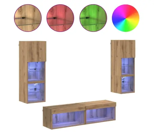 ` 6 Pcs Artisānā Ozols Inženierijas Koks Vidaxl