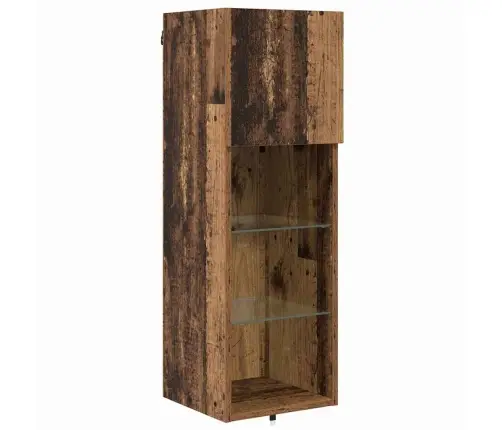 Tv Sieniniai Vienetai 4 Pcs Senas Medis Apdirbta Mediena