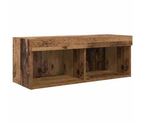 Tv Sienas Vienības Vecs Koks Inženierijas Koks Vidaxl