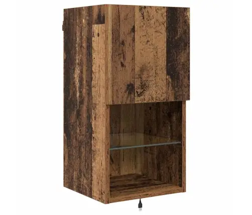 Tv Sienas Vienības Vecs Koks Inženierijas Koks Vidaxl