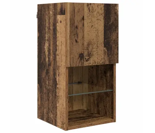 Tv Sienas Komplekti Ar Led 6 Pcs Vecs Koks Inženierijas Koks