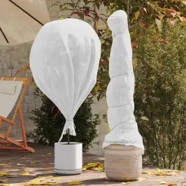 Sals Aizsardzības Augu Flīss Balts 100 X 3,2 M Nesintētā Auduma Vidaxl