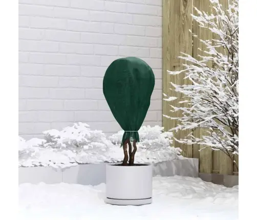 Sals Aizsardzības Augu Flīss Zaļa 100 X 1,6 M Nesintētā Auduma Vidaxl