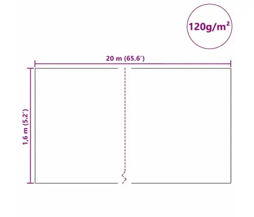 Sals Aizsardzības Augu Flīss Zaļa 20 X 1,6 M Nesintētā Auduma Vidaxl