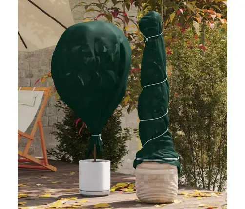 Sals Aizsardzības Augu Flīss Zaļa 100 X 3,2 M Nesintētā Auduma Vidaxl