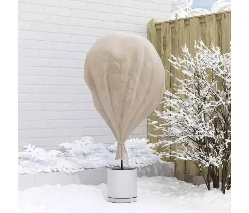 Sals Aizsardzības Augu Flīss Bēša 20 X 3,2 M Nesintētā Auduma Vidaxl