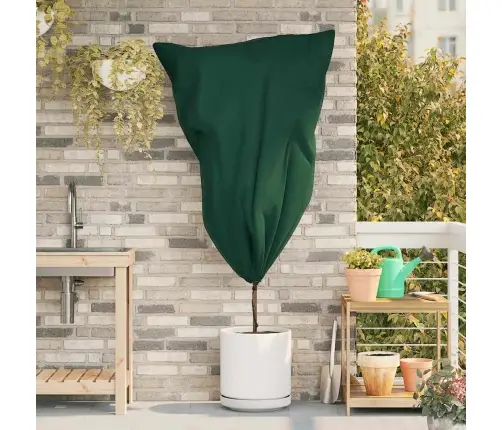 Salu Aizsargājošie Augu Plēves Pārklāji 10 Pcs Zaļa 0,8 X 1,2 M Vidaxl