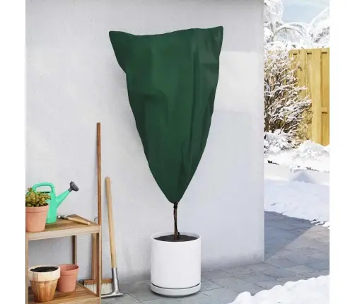 Salu Aizsargājošie Augu Plēves Pārklāji 10 Pcs Zaļa 0,8 X 1,2 M Vidaxl