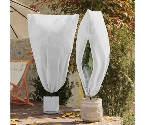 Salu Aizsargājošie Augu Plēves Pārklāji 5 Pcs Balts 1,8 X 1,2 M Vidaxl