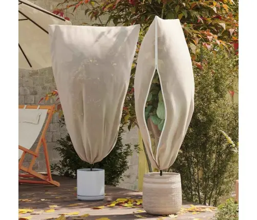 Salu Aizsargājošie Augu Plēves Pārklāji 5 Pcs Bēša 1,8 X 1,2 M Vidaxl