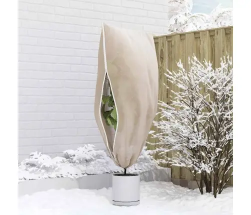 Salu Aizsargājošie Augu Plēves Pārklāji 5 Pcs Bēša 1,8 X 1,2 M Vidaxl