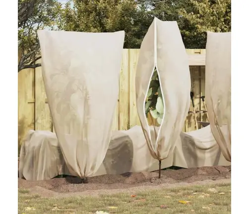 Salu Aizsargājošie Augu Plēves Pārklāji 5 Pcs Bēša 1,8 X 1,2 M Vidaxl