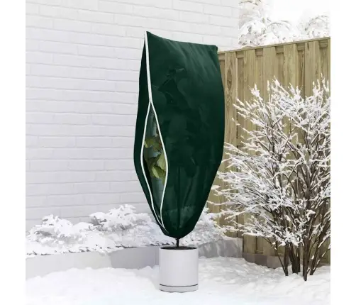 Šalčio Apsauginiai Augalų Fleece Dangčiai 5 Pcs Žalia