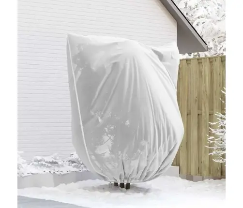 Salu Aizsargājošie Augu Plēves Pārklāji 3 Pcs Balts 2,4 X 2 M Vidaxl