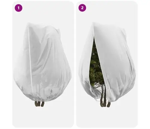 Salu Aizsargājošie Augu Plēves Pārklāji 3 Pcs Balts 3,5 X 2,5 M Vidaxl