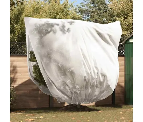 Salu Aizsargājošie Augu Plēves Pārklāji 3 Pcs Balts Vidaxl