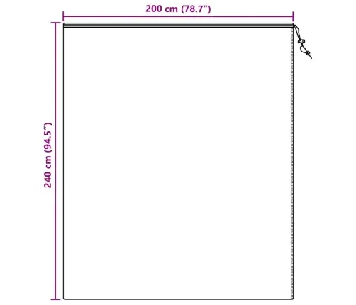 Salu Aizsargājošie Augu Plēves Pārklāji 3 Pcs Bēša 2,4 X 2 M Vidaxl