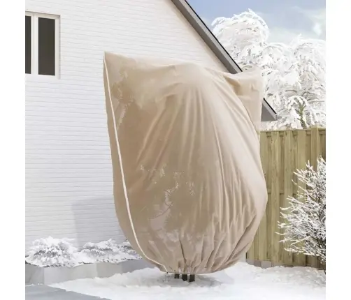 Salu Aizsargājošie Augu Plēves Pārklāji 3 Pcs Bēša 3,5 X 2,5 M Vidaxl