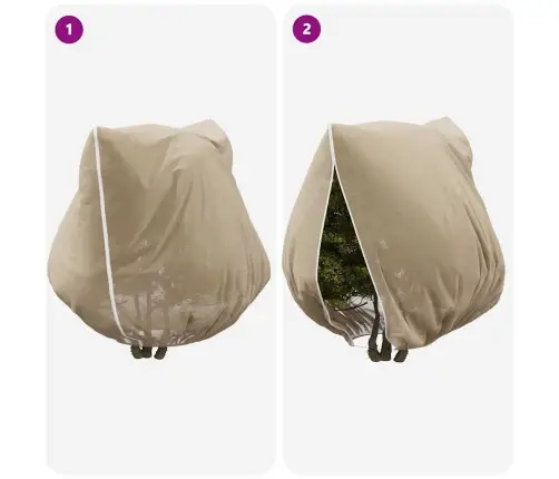 Šalčio Apsauginiai Augalų Fleece Dangčiai 3 Pcs Smėlio