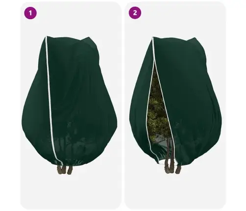 Salu Aizsargājošie Augu Plēves Pārklāji 3 Pcs Zaļa 3,5 X 2,5 M Vidaxl