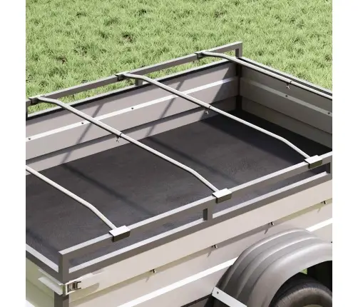 Katusekangaste Klamber Haagiste Jaoks 4 Pcs Hõbedane 130-210 Cm