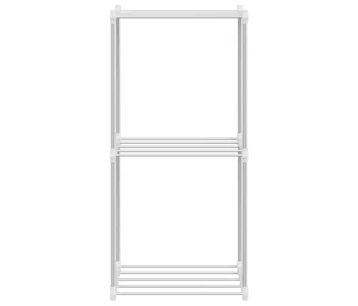 Saugojimo Lentyna Balta 42.5 X 27 X 91.5 Cm Aliuminis