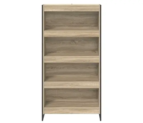 Raamaturiiul 2 Pcs Sonoma 80 X 30 X 155 Cm Tehispuit