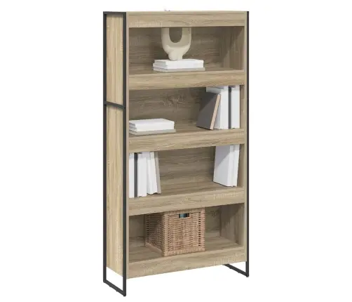 Raamaturiiul 2 Pcs Sonoma 80 X 30 X 155 Cm Tehispuit